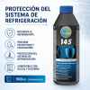 Modo de empleo de TUNAP MP 145 para proteger el sistema de refrigeración y prevenir microfugas en circuitos de hasta 10 litros