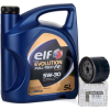 Pack Mantenimiento Original Renault: Aceite ELF Evolution Full-Tech FE 5W-30 + Filtro de Aceite Original 8200768927