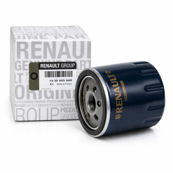 Filtro de aceite original Renault 152089599R para motores 1.5 dCi K9K compatibles