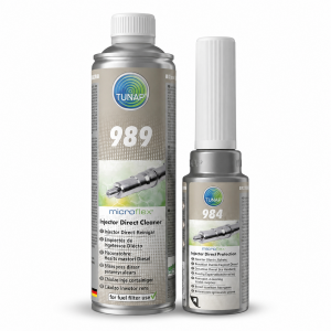 Pack TUNAP 989 de 500 ml y TUNAP 984 de 200 ml para limpieza y protección de inyectores diésel