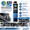 Infografía TUNAP 121 MP121 grasa sintética para silentblocks 400 ml con marca de agua Vialine, lubricante adhesivo profesional que elimina chirridos, protege el caucho y lubrica componentes de suspensión.