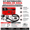 Infografía kit distribución Gates KP15559XS-1 PowerGrip con bomba de agua, componentes incluidos y ventajas OEM
