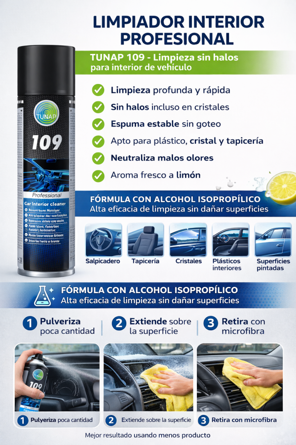 LIMPIADOR INTERIOR PROFESIONAL