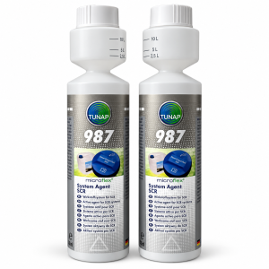 Pack de 2 botellas TUNAP 987 Microflex System Agent SCR de 250 ml con dosificador