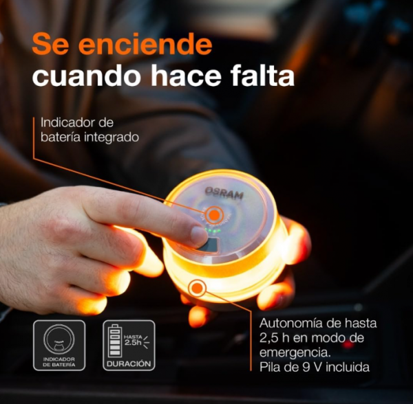 osraninfo2 Baliza V16 OSRAM LEDguardian ROAD FLARE LEDSL105-1 | Luz de emergencia homologada DGT 3.0