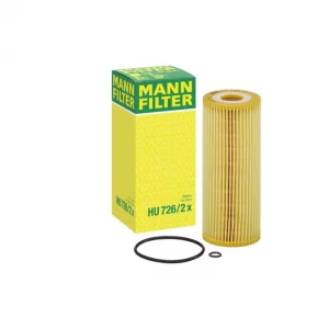 Filtro de aceite MANN-FILTER HU726/2X con caja original y juntas incluidas