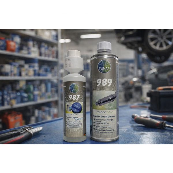 Pack Vialine Tunap Limpieza Diésel: Limpiador Inyectores 989 500 ml + Anticristalizante SCR 987