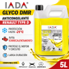 Anticongelante Renault Type D IADA Glyco DMR 33% 5 litros refrigerante motor -21°C compatible Renault Dacia Mercedes