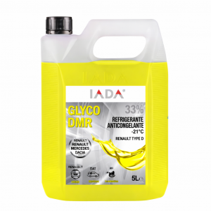 Anticongelante Renault Type D IADA Glyco DMR 33% 5L refrigerante motor -21°C compatible Renault Dacia Mercedes