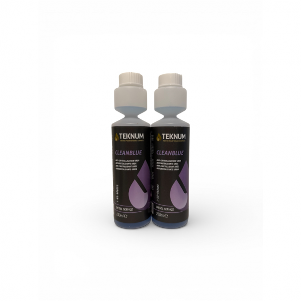 Pack 2 Teknum CleanBlue 250ml aditivo AdBlue anticristalización limpieza inyector SCR sistema diésel
