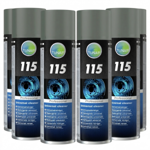 Pack 6x Limpiador de Frenos TUNAP 115 Professional – Lote Taller Desengrasante Universal (6 x 500ml)