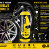 Infografía JLM Iron Exterminator con beneficios limpiador de llantas y eliminación de hierro