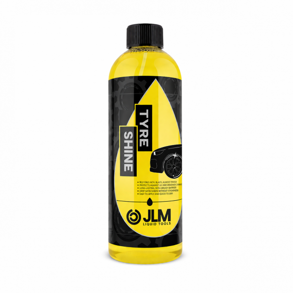 JLM Tyre Shine 750ml abrillantador de neumáticos con acabado satinado y protección UV