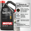 Infografía técnica especificaciones API SP ACEA C6 Motul Specific 508 509 y compatibilidad VW Porsche.