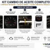 Kit Cambio Aceite Renault Original Elf Evolution Full-Tech FE 5W30 5L + Filtro Aceite Original Renault 8200768927 + TUNAP 957 Limpiador Interno Motor 200 ml