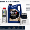 Kit Cambio Aceite Renault Original Elf Evolution Full-Tech FE 5W30 5L + Filtro Aceite Original Renault 8200768927 + TUNAP 957 Limpiador Interno Motor 200 ml