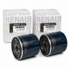 Pack de 2 filtros de aceite originales Renault 152089599R para motores 1.5 dCi, con dos cajas originales Renault