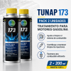 Pack 2 TUNAP 173 de 200 ml para limpiar inyectores y sistema de combustible en motores gasolina