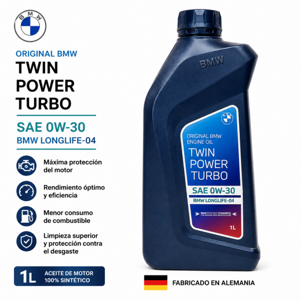 Aceite BMW TwinPower Turbo 0W-30 Longlife-04 Original BMW 1 litro