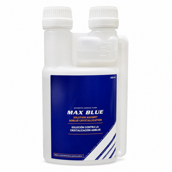 MAX BLUE anticristalizante AdBlue 250 ml con dosificador para sistema SCR