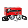 Kit de distribución con bomba de agua Gates PowerGrip KP15581XS con correa, tensor y rodillo guía