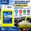 Anticongelante amarillo RecOficial 50% 5 litros con protección del circuito de refrigeración