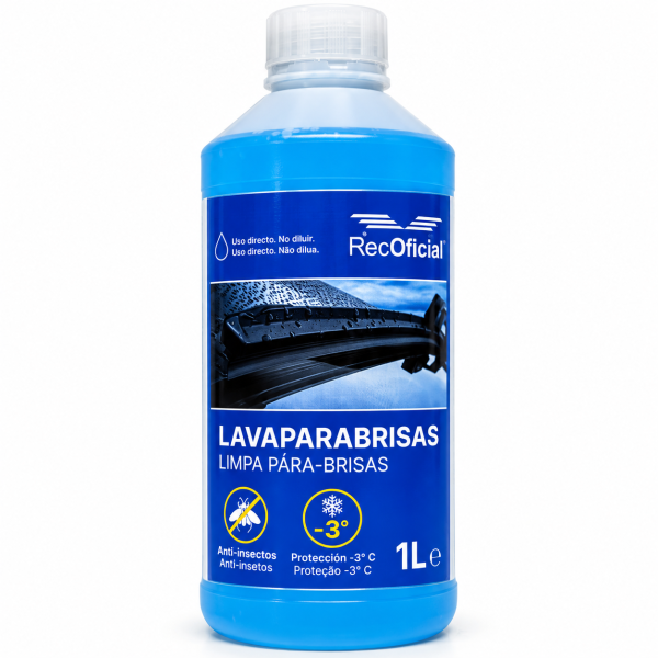 RecOficial lavaparabrisas -3 °C 1L antiinsectos