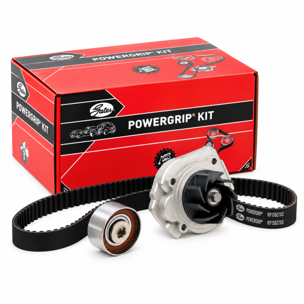 Kit de distribución con bomba de agua Gates PowerGrip KP15627XS con correa y tensor