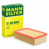Filtro de aire motor MANN-FILTER C 30 004 con embalaje original para Volkswagen Golf VII, Seat León III, Audi A3 y Skoda Octavia III.