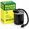 Filtro de combustible diésel MANN-FILTER WK 820/18 con caja original para determinadas motorizaciones Mercedes-Benz OM651