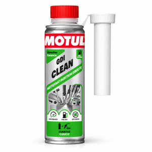 MOTUL GDI Clean 300 ml, limpiador de inyectores de gasolina de inyección directa, referencia 109995, con cánula de aplicación.