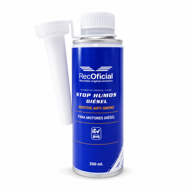 Rec Oficial Stop Humos Diésel 200 ml REC10006, aditivo antihumos para tratamiento pre-ITV