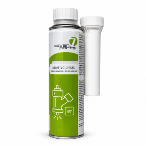 Seven Parts aditivo diésel 300 ml SV010003 con dosificador blanco para limpieza y protección del sistema de inyección